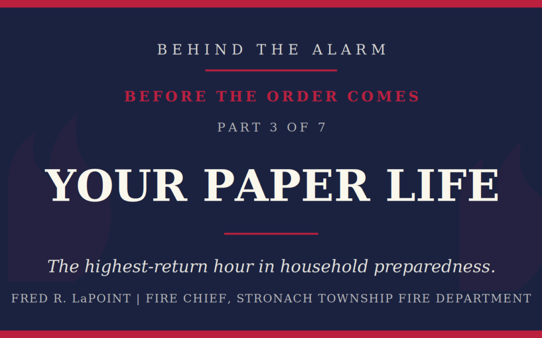 Before the Order Comes — Part 3 of 8: Your Paper Life