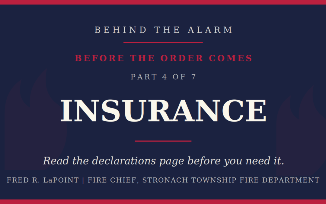 Before the Order Comes — Part 4 of 8: Insurance Before You Need It