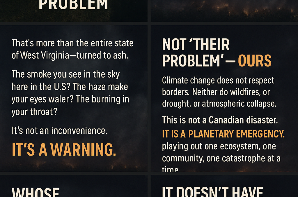 Canada Is Burning — And It’s Everyone’s Problem