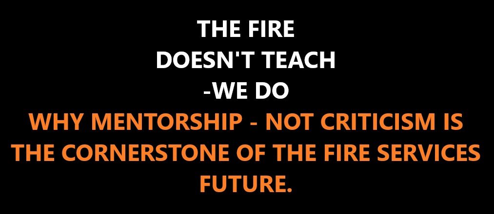 The Fire Doesn’t Teach — We Do